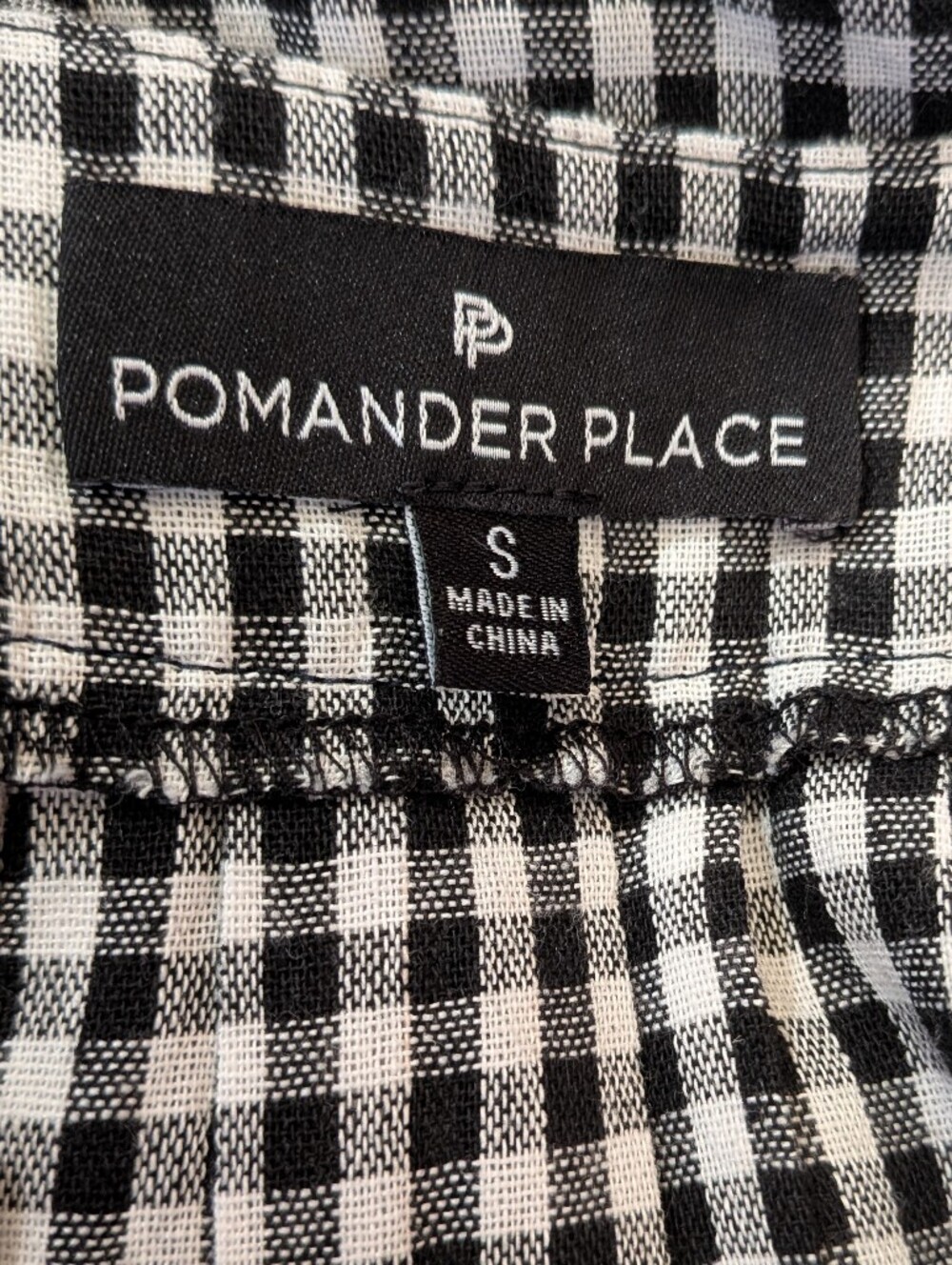 Tuckernuck Pomander Place Black Gingham Finley Flutter Sleeve Dress Small - Picture 8 of 10